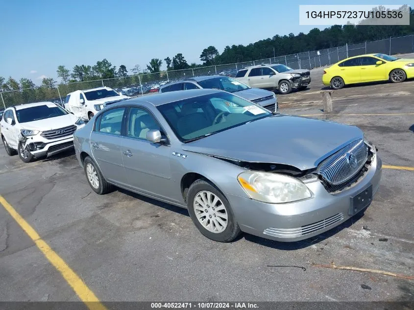 2007 Buick Lucerne Cx VIN: 1G4HP57237U105536 Lot: 40522471