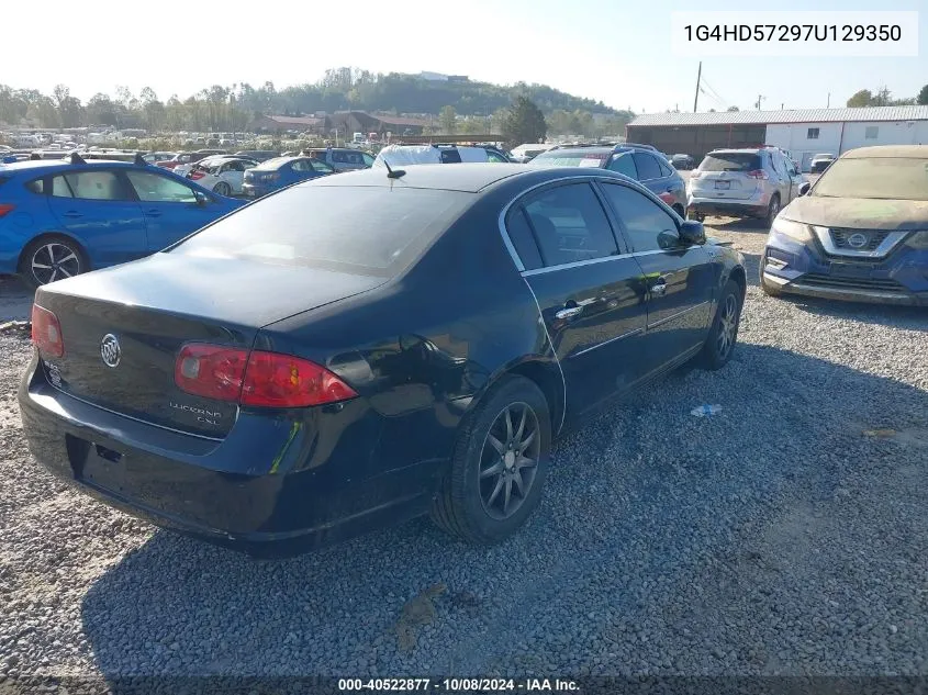 2007 Buick Lucerne Cxl VIN: 1G4HD57297U129350 Lot: 40522877