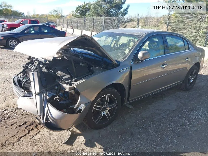 1G4HD572X7U200118 2007 Buick Lucerne Cxl