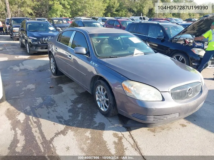 2007 Buick Lucerne Cxl VIN: 1G4HD57287U199390 Lot: 40557986