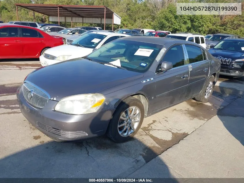 2007 Buick Lucerne Cxl VIN: 1G4HD57287U199390 Lot: 40557986