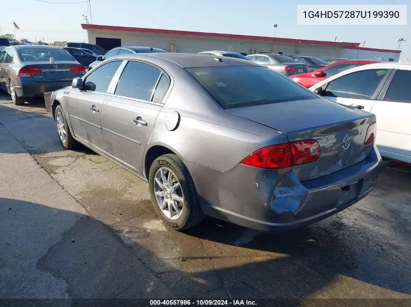 2007 Buick Lucerne Cxl VIN: 1G4HD57287U199390 Lot: 40557986