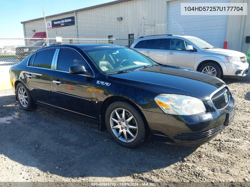 2007 Buick Lucerne Cxl VIN: 1G4HD57257U177704 Lot: 40565709