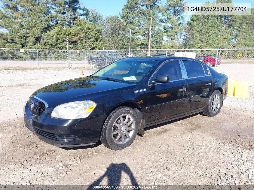 2007 Buick Lucerne Cxl VIN: 1G4HD57257U177704 Lot: 40565709