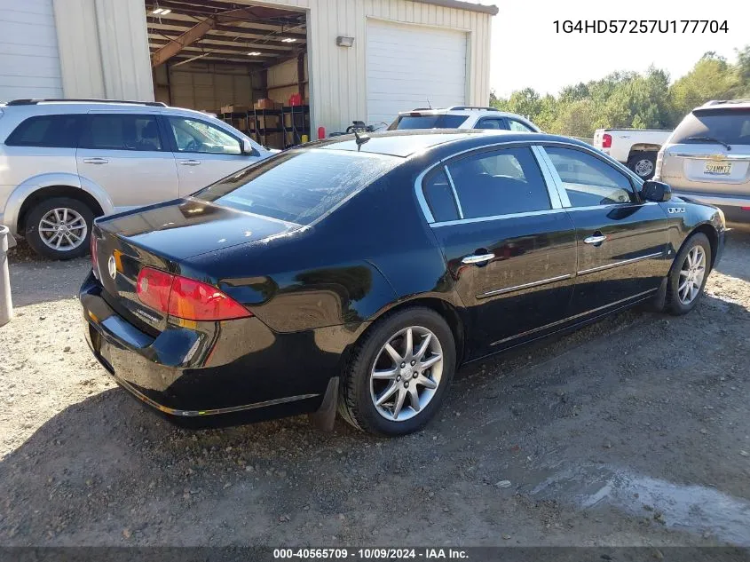 2007 Buick Lucerne Cxl VIN: 1G4HD57257U177704 Lot: 40565709