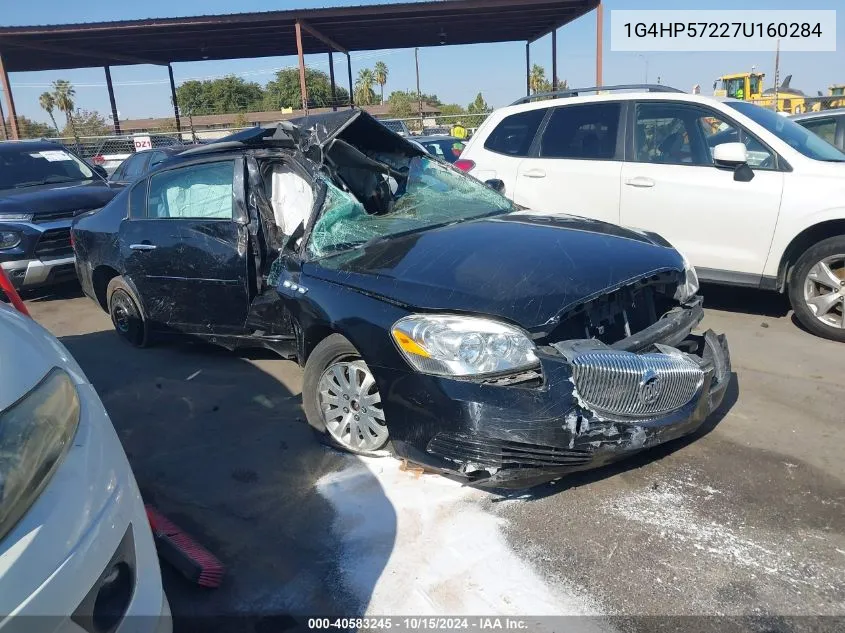 2007 Buick Lucerne Cx VIN: 1G4HP57227U160284 Lot: 40583245