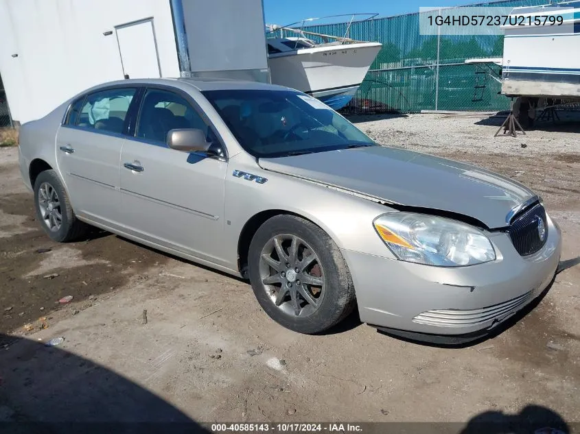 2007 Buick Lucerne Cxl VIN: 1G4HD57237U215799 Lot: 40585143