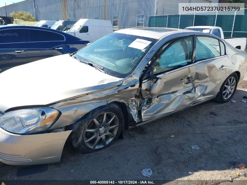 2007 Buick Lucerne Cxl VIN: 1G4HD57237U215799 Lot: 40585143