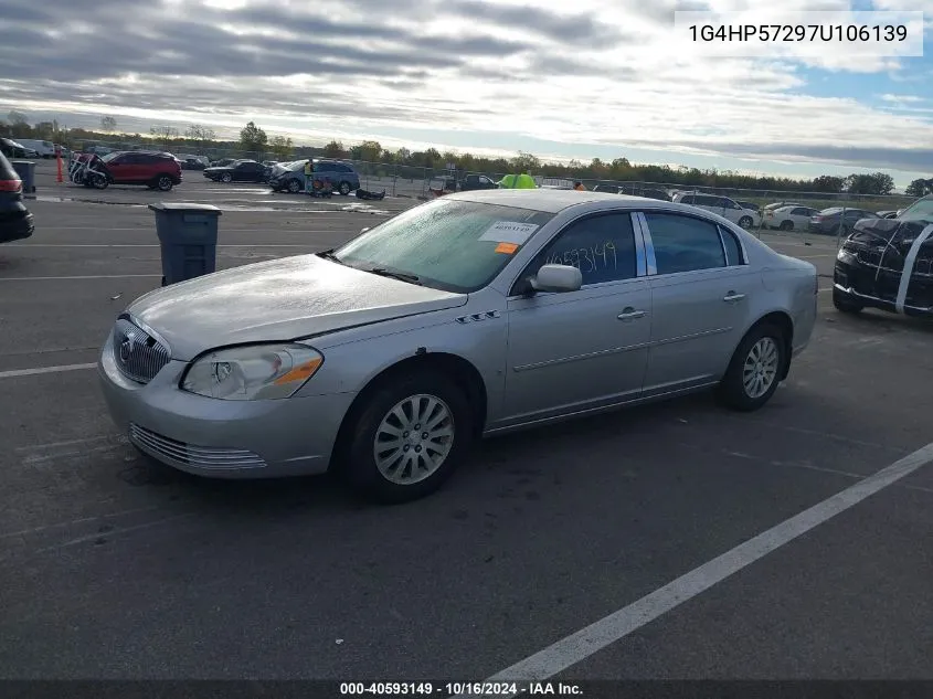 2007 Buick Lucerne Cx VIN: 1G4HP57297U106139 Lot: 40593149