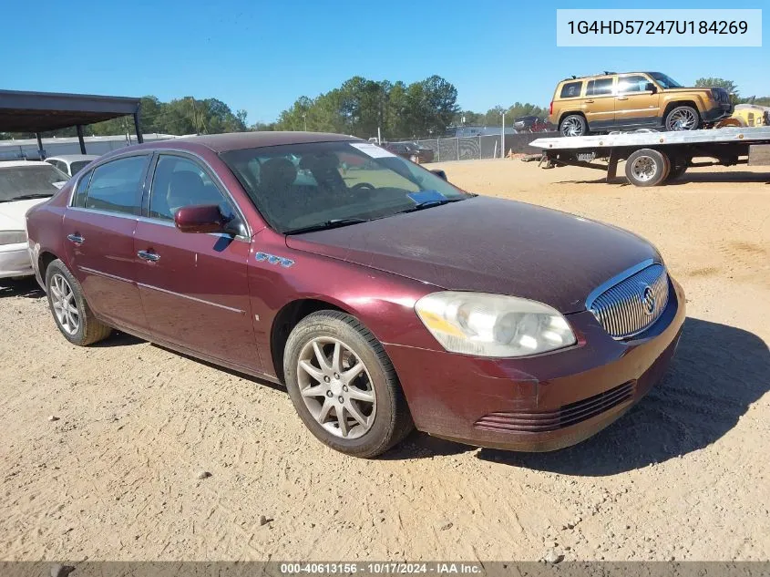 2007 Buick Lucerne Cxl VIN: 1G4HD57247U184269 Lot: 40613156