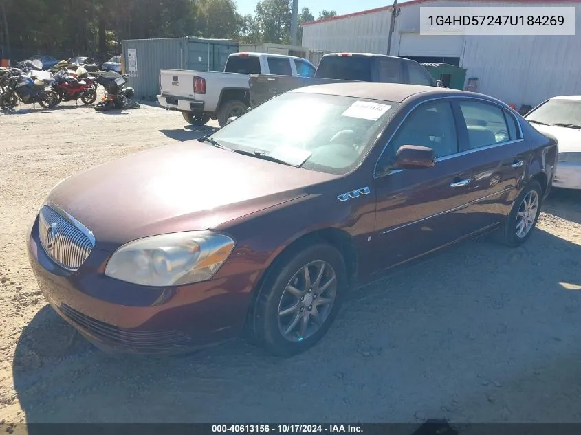 2007 Buick Lucerne Cxl VIN: 1G4HD57247U184269 Lot: 40613156