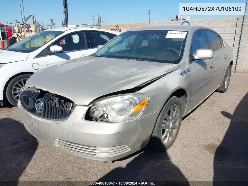 2007 Buick Lucerne Cxl VIN: 1G4HD572X7U106109 Lot: 40618047