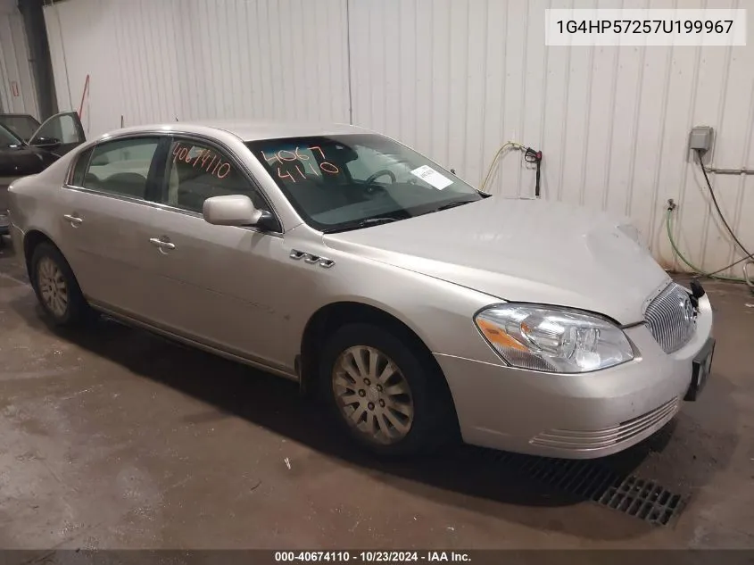 2007 Buick Lucerne Cx VIN: 1G4HP57257U199967 Lot: 40674110