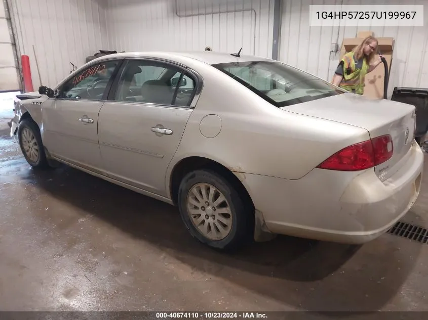 2007 Buick Lucerne Cx VIN: 1G4HP57257U199967 Lot: 40674110