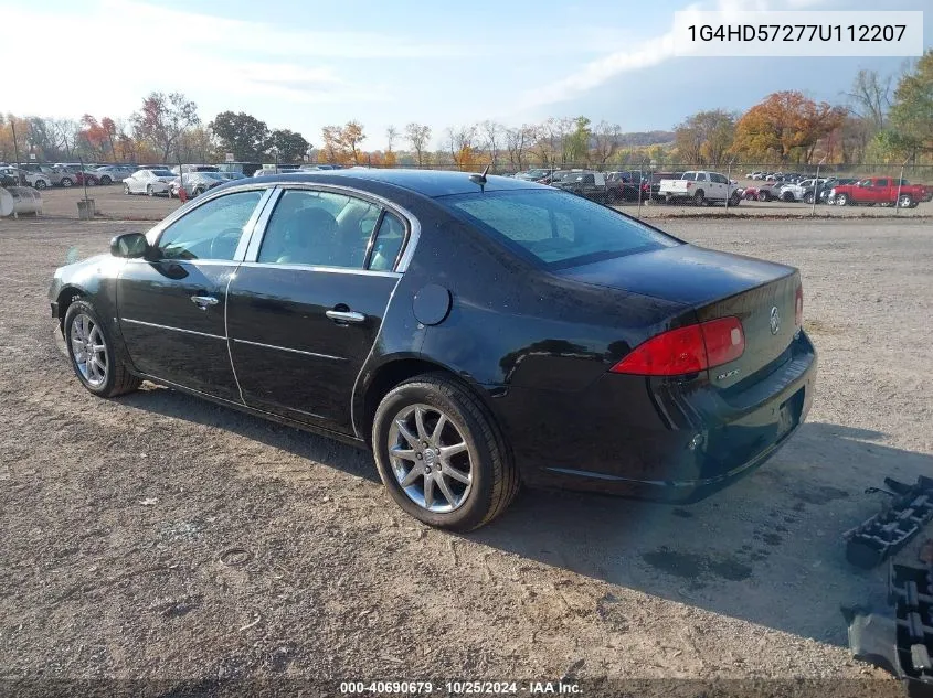 2007 Buick Lucerne Cxl VIN: 1G4HD57277U112207 Lot: 40690679