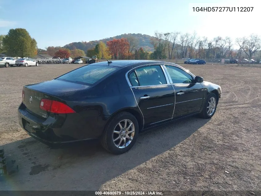 2007 Buick Lucerne Cxl VIN: 1G4HD57277U112207 Lot: 40690679