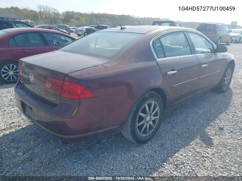 2007 Buick Lucerne Cxl VIN: 1G4HD57277U100459 Lot: 40693902