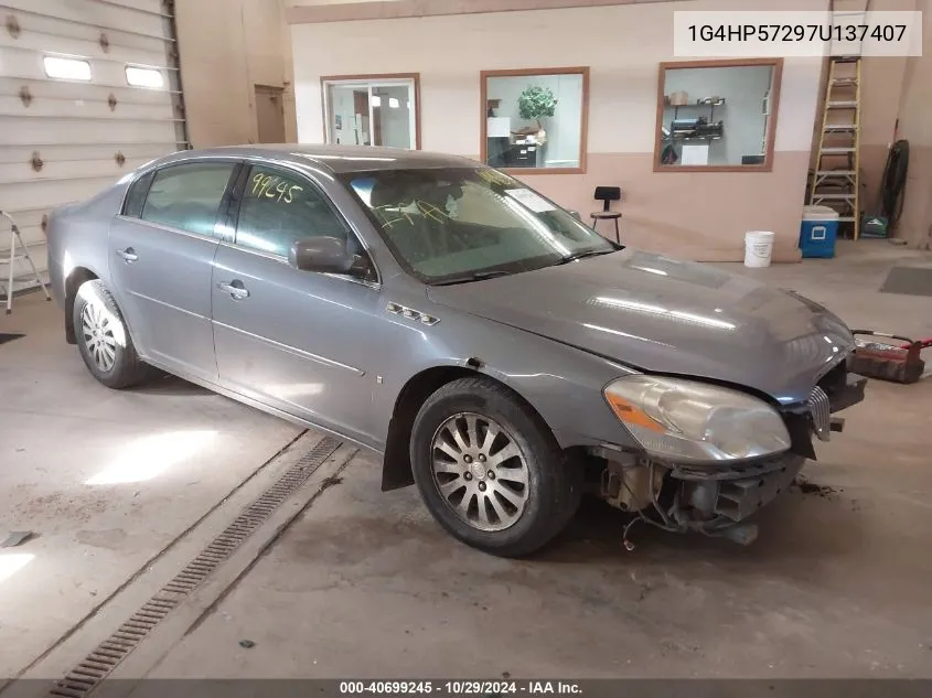 2007 Buick Lucerne Cx VIN: 1G4HP57297U137407 Lot: 40699245