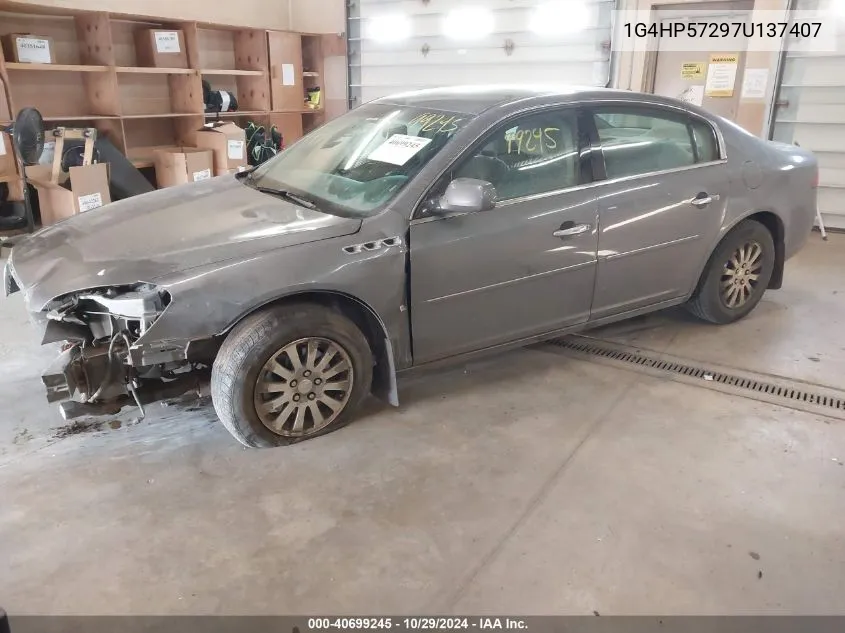 2007 Buick Lucerne Cx VIN: 1G4HP57297U137407 Lot: 40699245