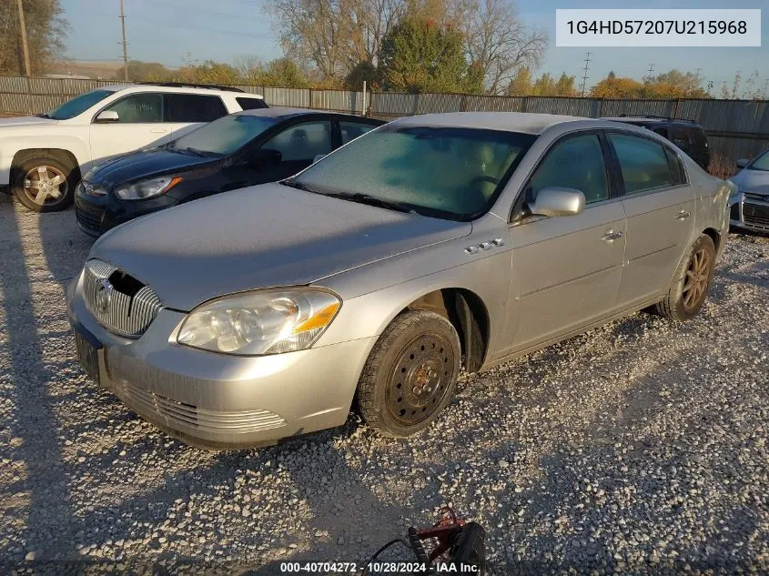 2007 Buick Lucerne Cxl VIN: 1G4HD57207U215968 Lot: 40704272