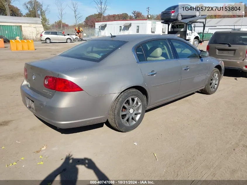 2007 Buick Lucerne Cxl VIN: 1G4HD572X7U153804 Lot: 40747088