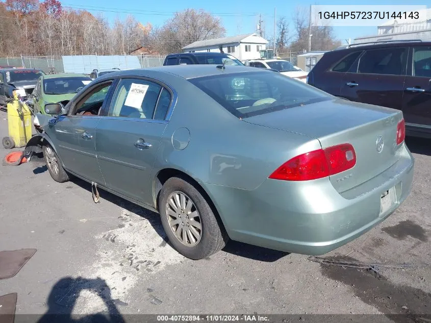 2007 Buick Lucerne Cx VIN: 1G4HP57237U144143 Lot: 40752894