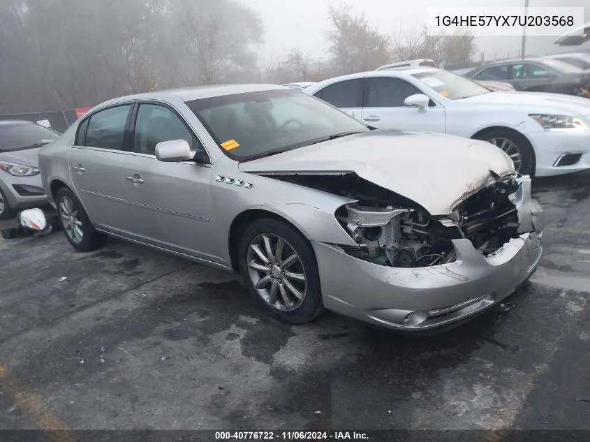 2007 Buick Lucerne Cxs VIN: 1G4HE57YX7U203568 Lot: 40776722