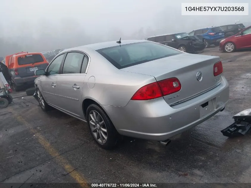 2007 Buick Lucerne Cxs VIN: 1G4HE57YX7U203568 Lot: 40776722