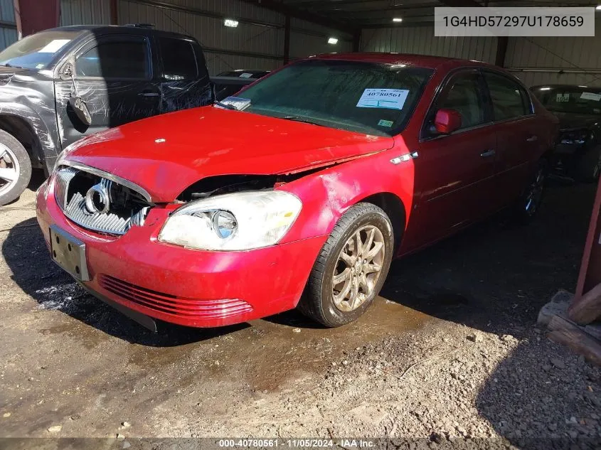 2007 Buick Lucerne Cxl VIN: 1G4HD57297U178659 Lot: 40780561