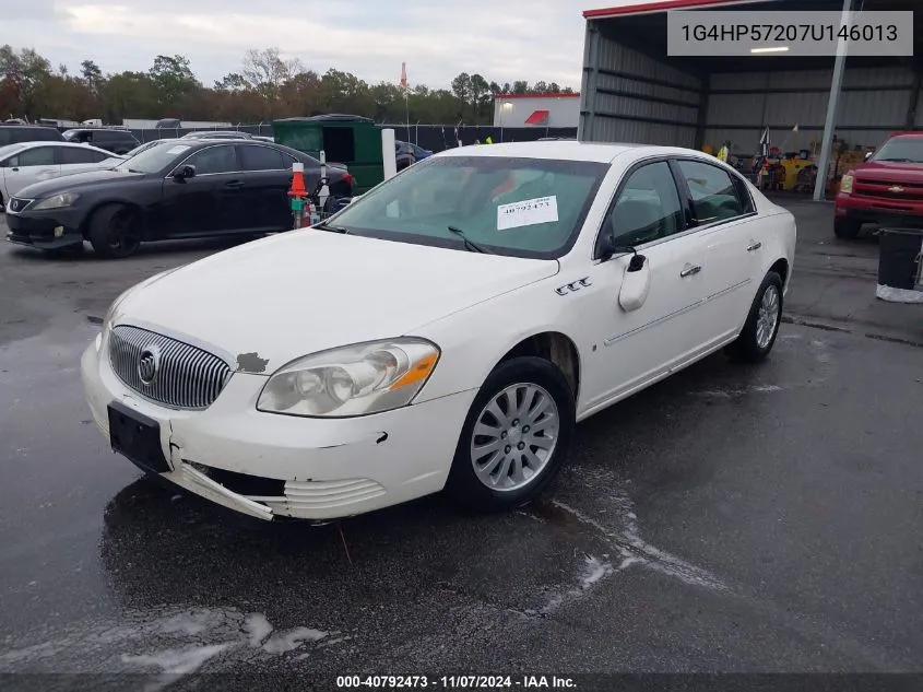 2007 Buick Lucerne Cx VIN: 1G4HP57207U146013 Lot: 40792473