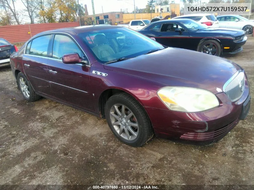 2007 Buick Lucerne Cxl VIN: 1G4HD572X7U159537 Lot: 40797680