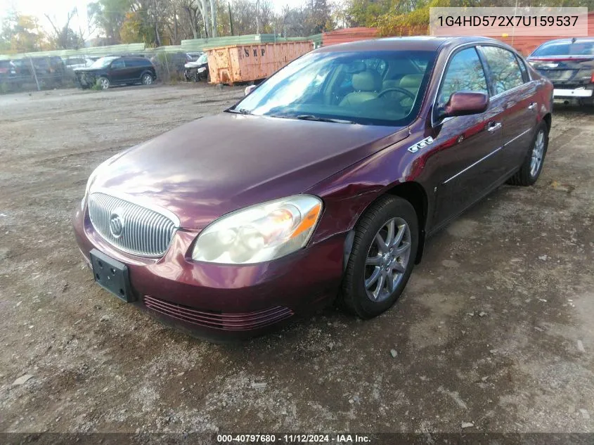 2007 Buick Lucerne Cxl VIN: 1G4HD572X7U159537 Lot: 40797680