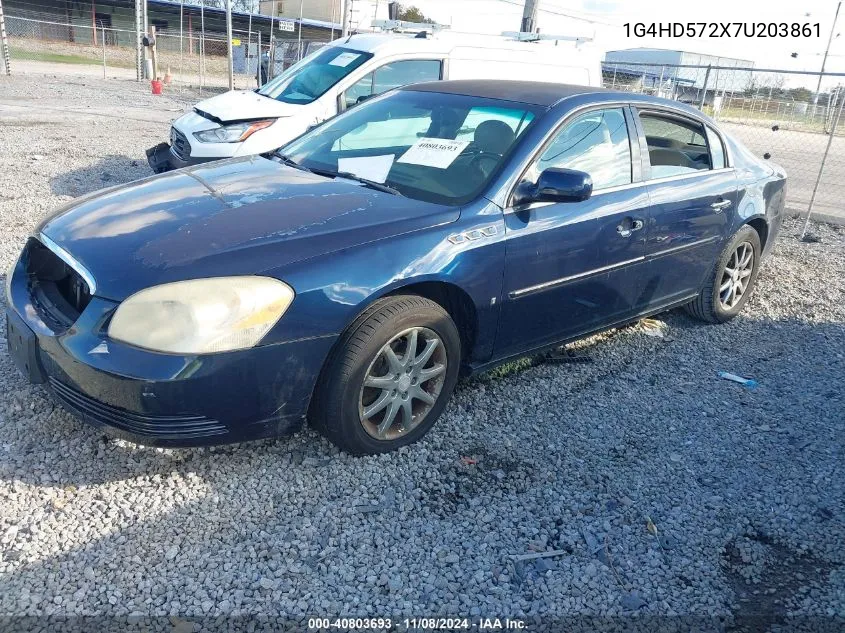 2007 Buick Lucerne Cxl VIN: 1G4HD572X7U203861 Lot: 40803693