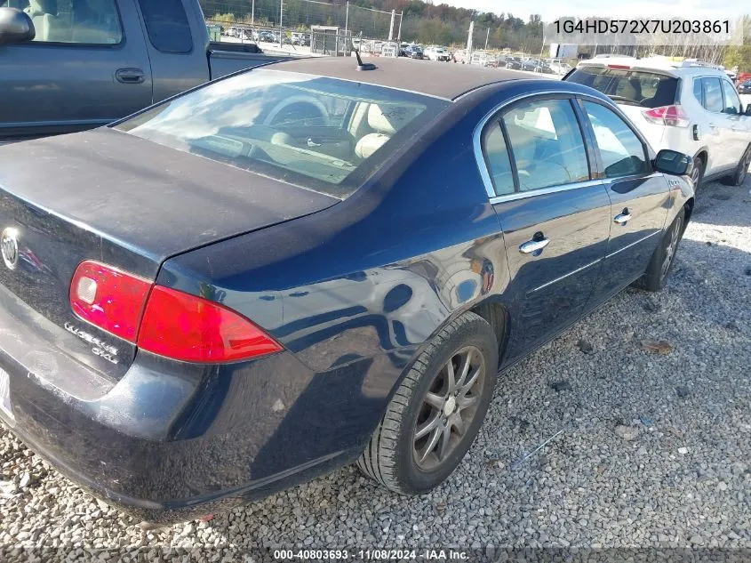 2007 Buick Lucerne Cxl VIN: 1G4HD572X7U203861 Lot: 40803693