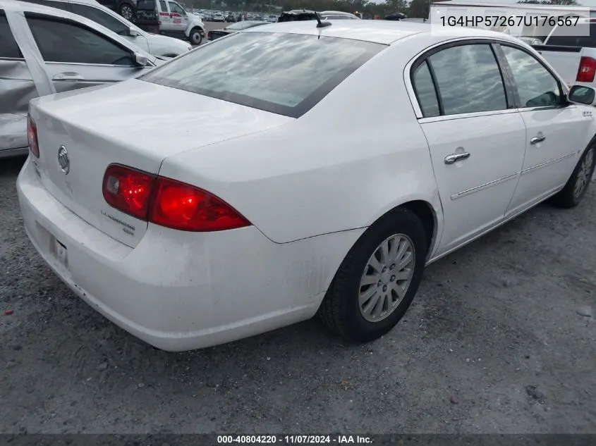 2007 Buick Lucerne Cx VIN: 1G4HP57267U176567 Lot: 40804220