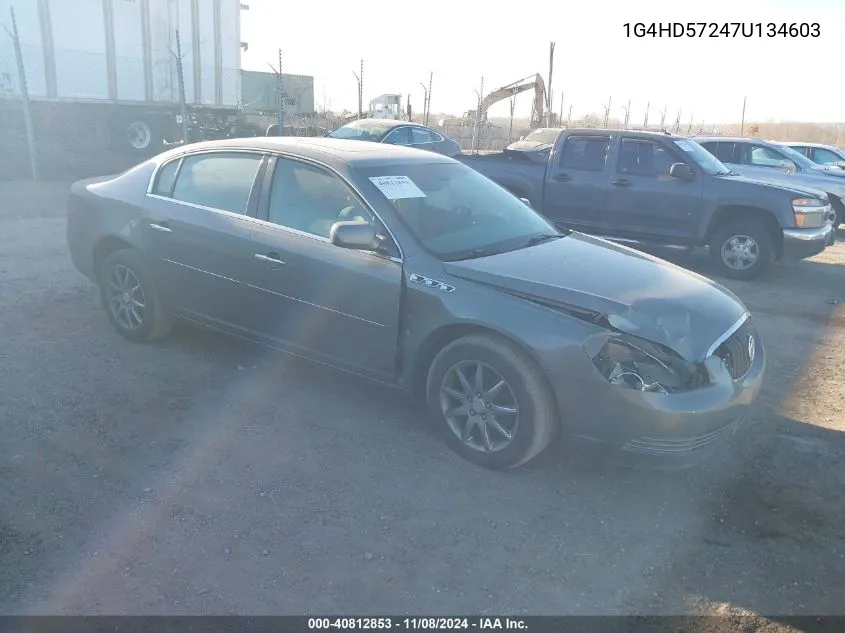 2007 Buick Lucerne Cxl VIN: 1G4HD57247U134603 Lot: 40812853