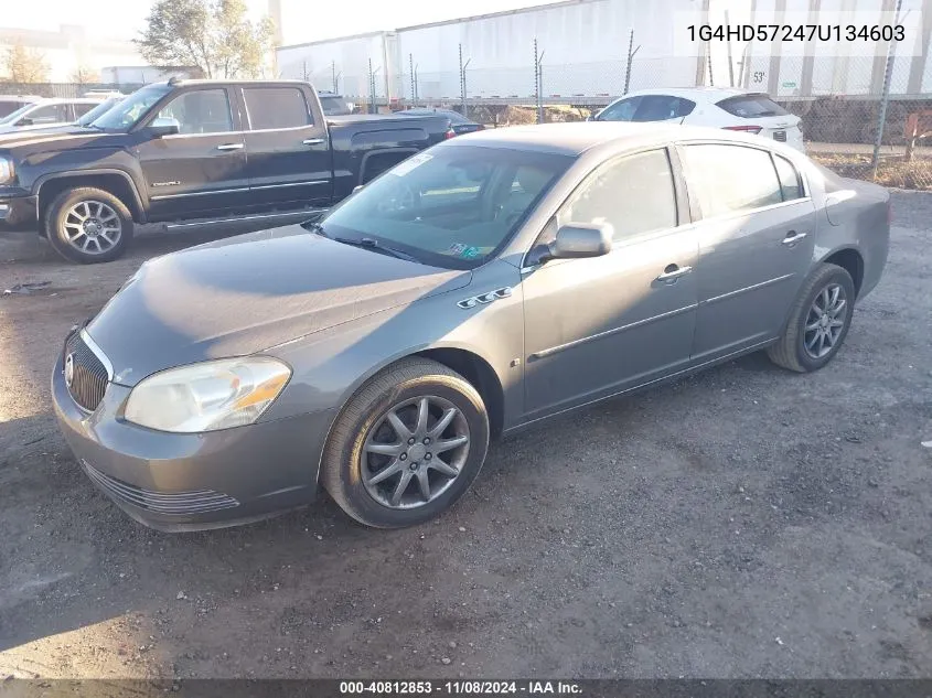 2007 Buick Lucerne Cxl VIN: 1G4HD57247U134603 Lot: 40812853