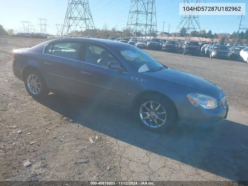 2007 Buick Lucerne Cxl VIN: 1G4HD57287U182962 Lot: 40815003