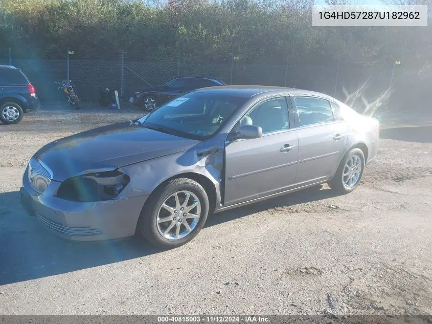 2007 Buick Lucerne Cxl VIN: 1G4HD57287U182962 Lot: 40815003