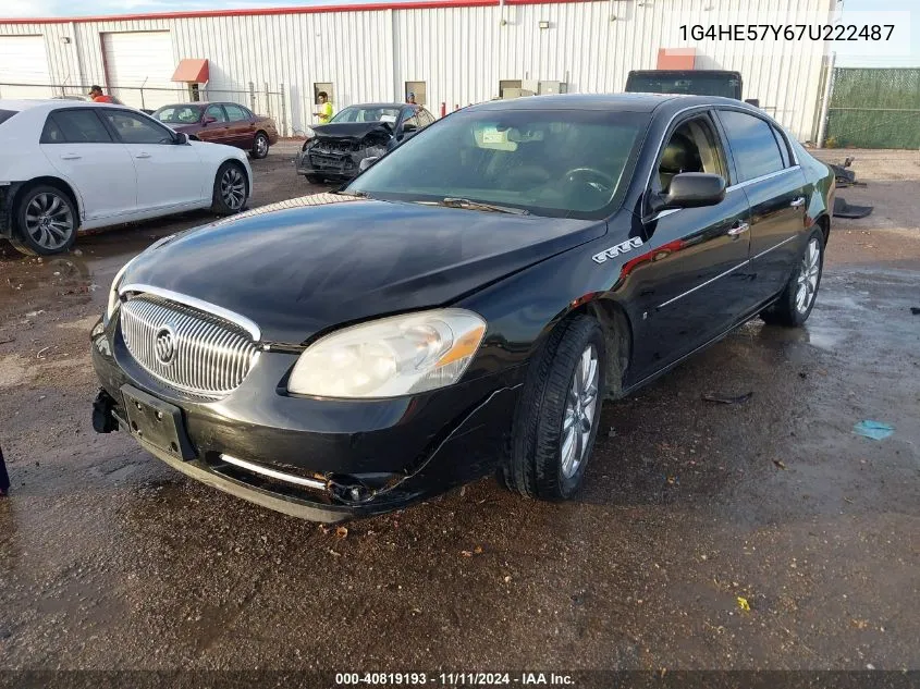 2007 Buick Lucerne Cxs VIN: 1G4HE57Y67U222487 Lot: 40819193