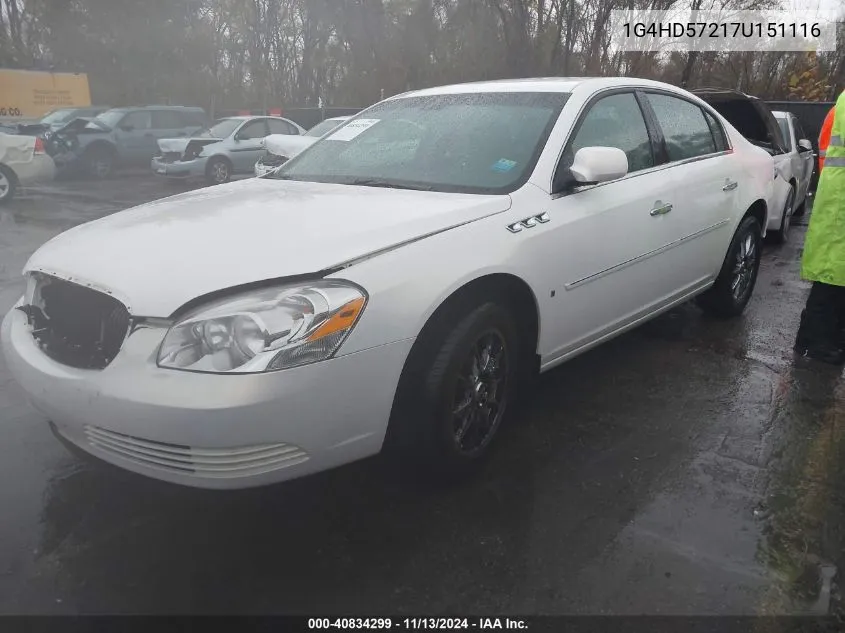 1G4HD57217U151116 2007 Buick Lucerne Cxl