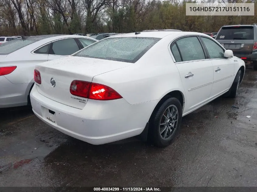 1G4HD57217U151116 2007 Buick Lucerne Cxl