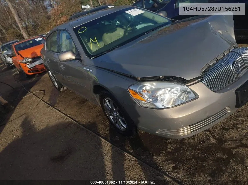 1G4HD57287U156281 2007 Buick Lucerne Cxl