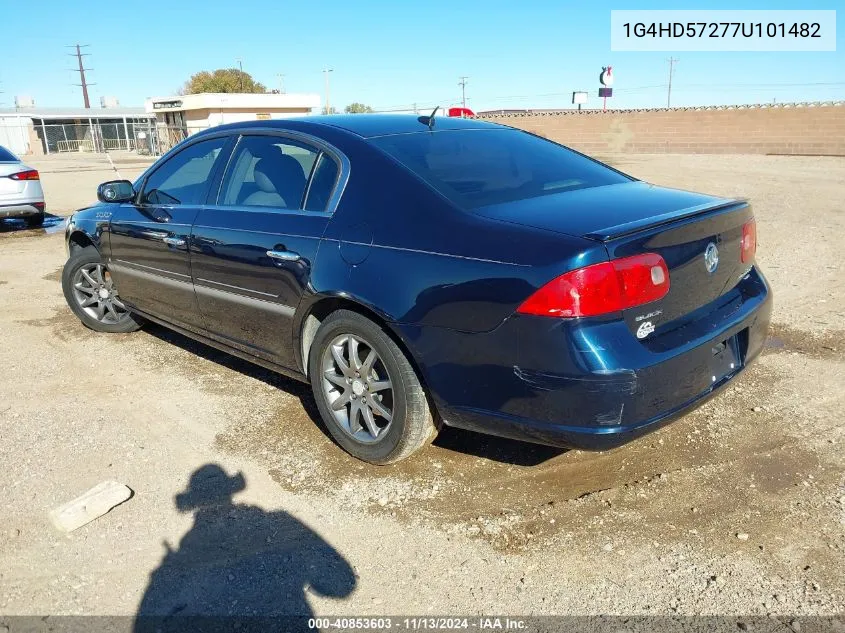 2007 Buick Lucerne Cxl VIN: 1G4HD57277U101482 Lot: 40853603