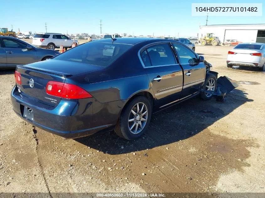 2007 Buick Lucerne Cxl VIN: 1G4HD57277U101482 Lot: 40853603