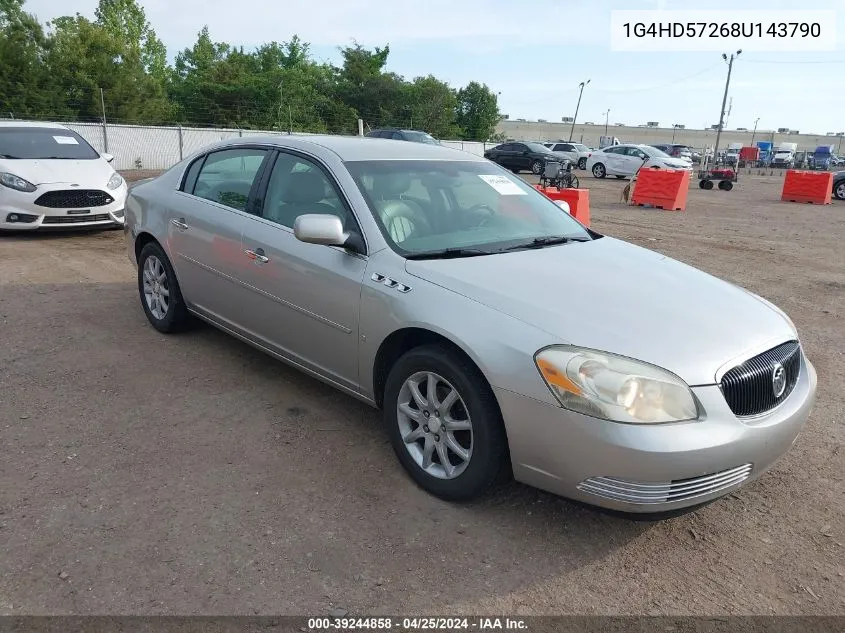 2008 Buick Lucerne Cxl VIN: 1G4HD57268U143790 Lot: 39244858