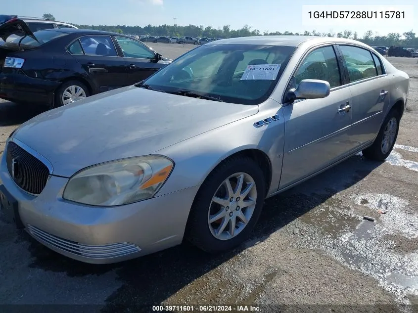 1G4HD57288U115781 2008 Buick Lucerne Cxl