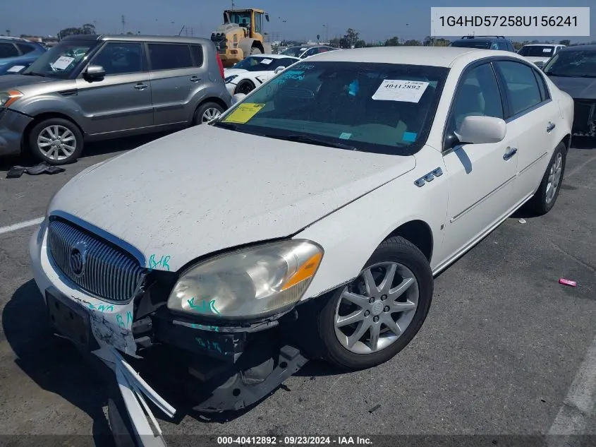 1G4HD57258U156241 2008 Buick Lucerne Cxl