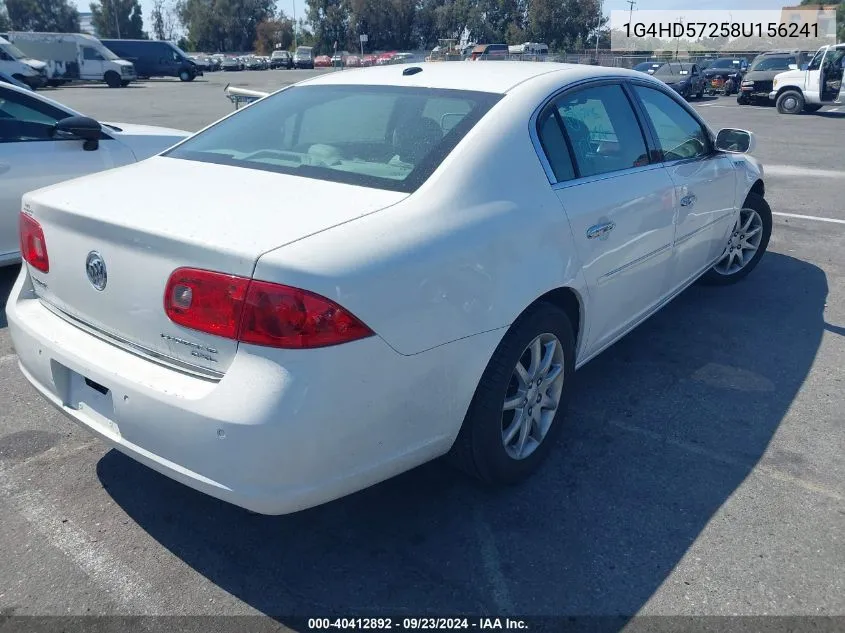 1G4HD57258U156241 2008 Buick Lucerne Cxl