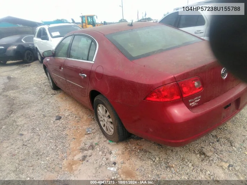 1G4HP57238U155788 2008 Buick Lucerne Cx